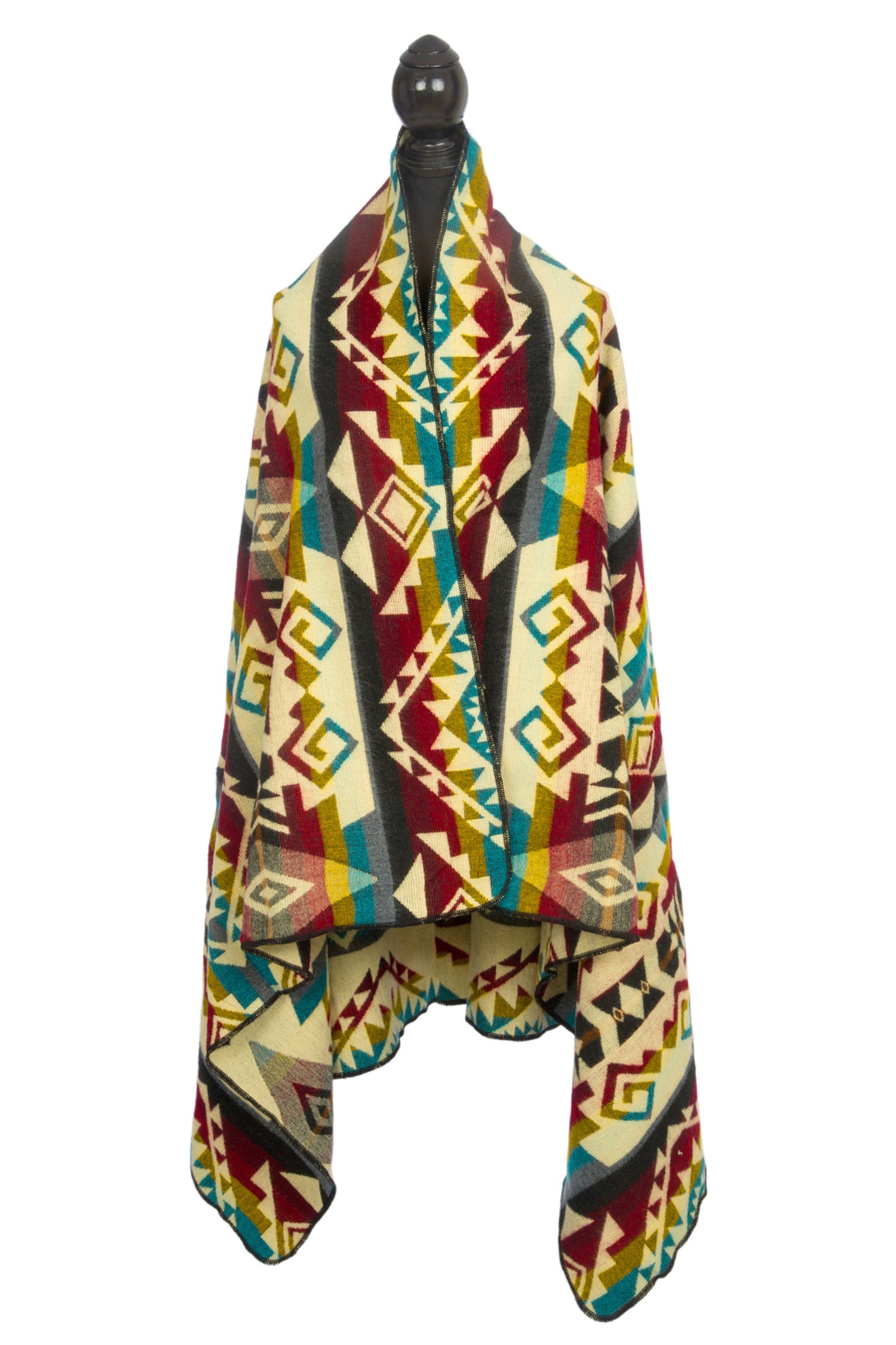 Ecuadorian alpaca mini blanket | native blanket | Mini Chimborazo Multicolor