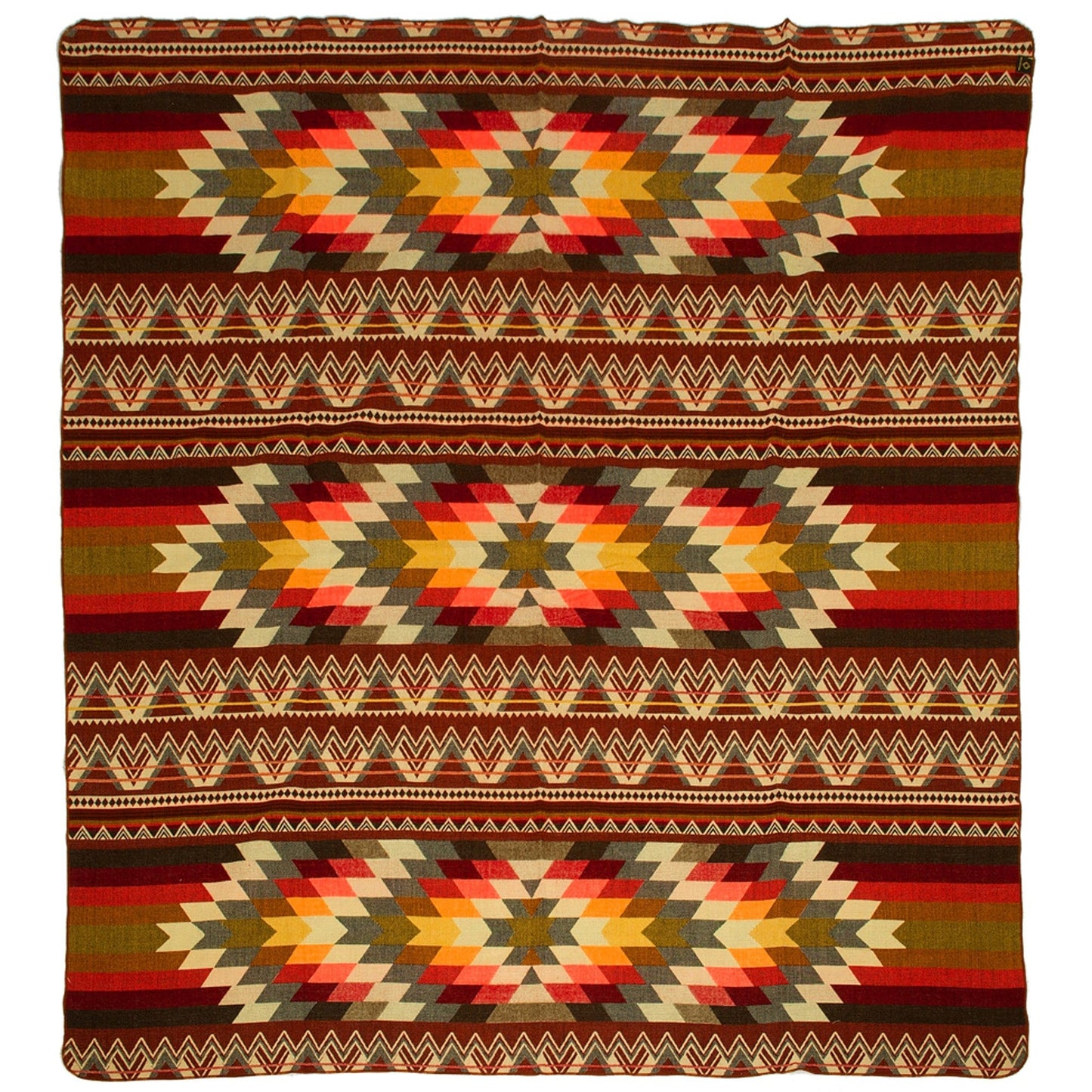 Ecuadorian alpaca blanket | native blanket | Antisana Orange